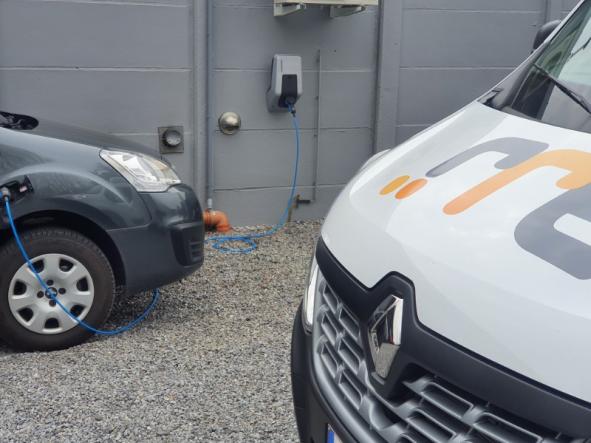 Borne voiture électrique